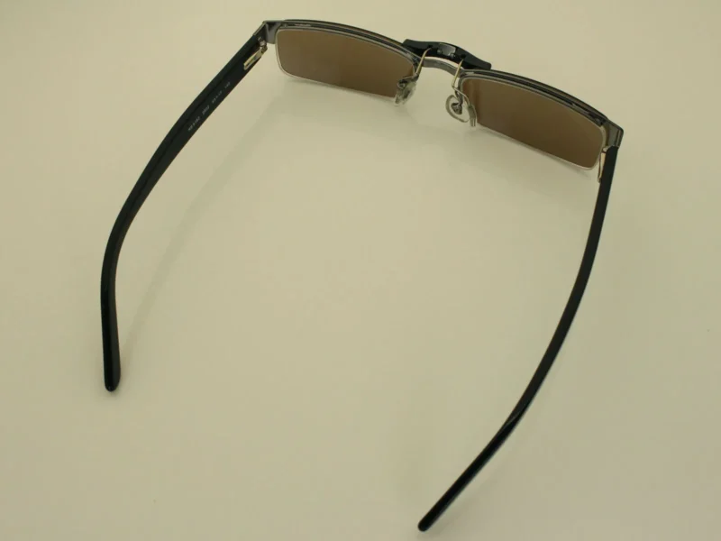 Custom Polarized Clip on Sunglasses For RayBan RB6182 53x17 (Bronze Brown Color Lenses) - Image 4