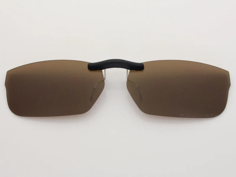 Custom Polarized Clip on Replacement Sunglasses For Oakley 1060 BUCKET 53x17-F OX1060 (Bronze Brown)