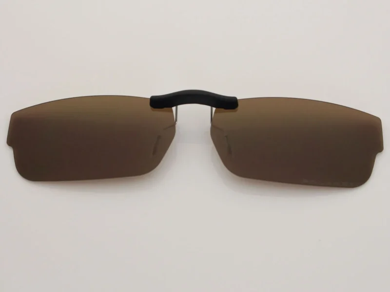 Custom Polarized Clip on Replacement Sunglasses For Oakley 1080 SERVO (55) OX1080 55x18 (Bronze Brown)