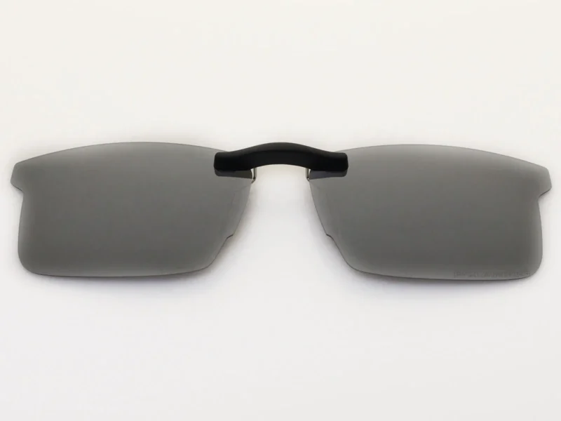 Custom Polarized Clip On Sunglasses For RayBan RB8411 (RX8411) 54-17-140 54x17 (Silver Color Lenses)