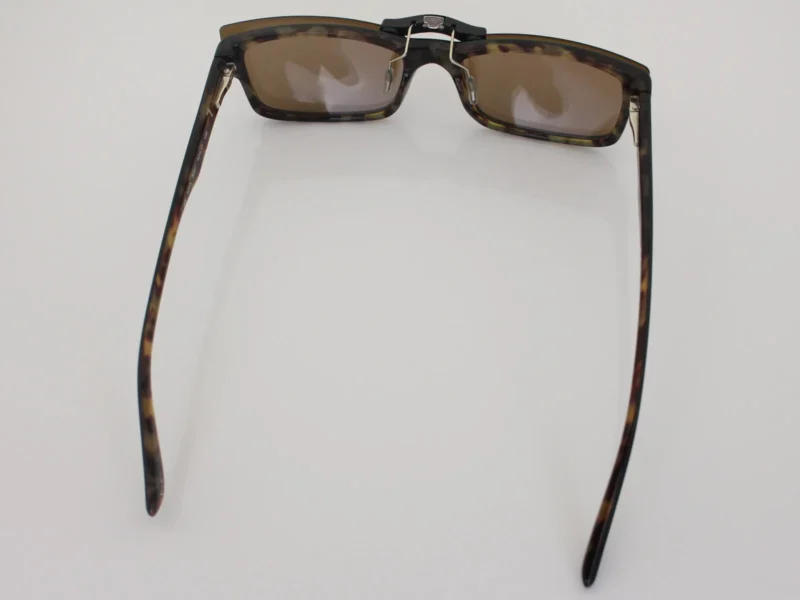 Custom Polarized Clip on Sunglasses For RayBan RB5245 (RX5245) 52x17 (Bronze Brown) - Image 4