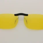 Custom Polarized Clip on Sunglasses For RayBan RB5245 (RX5245) 52x17 (Yellow) - Night Vision