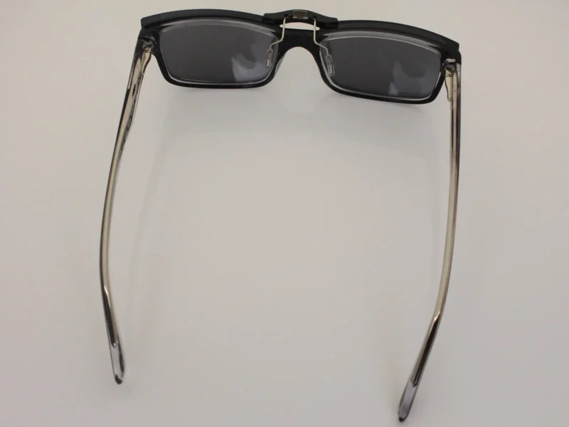 Custom Polarized Clip on Sunglasses For RayBan RB5245 (RX5245) 54x17 (Black) - Image 4