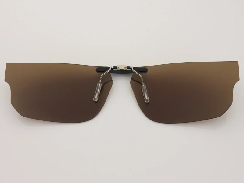 Custom Polarized  Clip On Replacement Sunglasses For Oakley Voltage (55) OX8049 55-19-137 (Bronze Brown) - Image 2