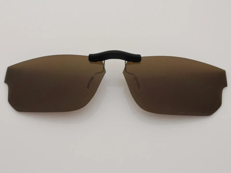 Custom Polarized  Clip On Replacement Sunglasses For Oakley Voltage (55) OX8049 55-19-137 (Bronze Brown)