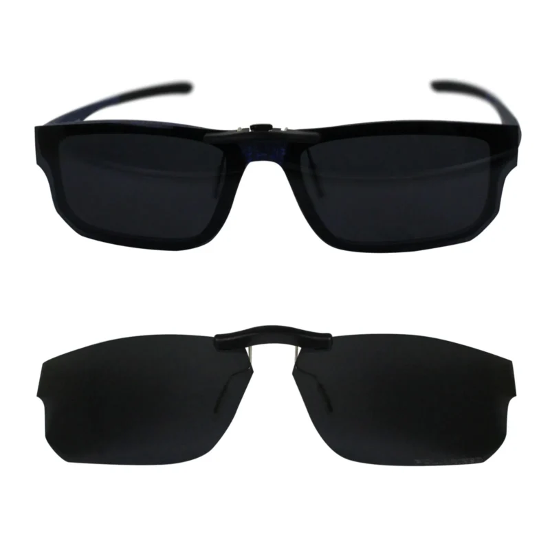 Custom Polarized Clip On Replacement Sunglasses For Oakley Voltage (55) OX8049 55-19-137 (Black) - Image 5