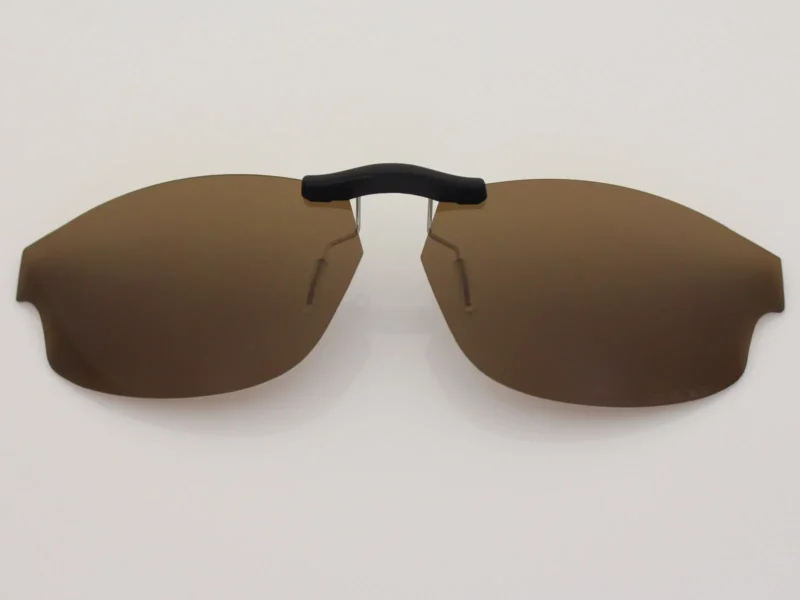 Custom Polarized Clip On Replacement Sunglasses For Oakley Crosslink Strike (54) OX8048 54-18-143 (Bronze Brown)