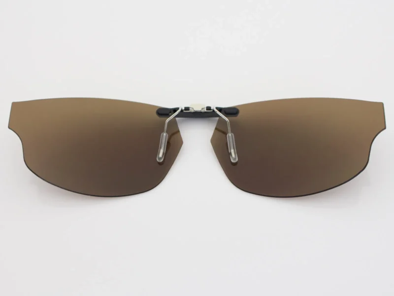 Custom Polarized Clip On Replacement Sunglasses For Oakley Crosslink Strike (56) OX8048 56-18-143 (Bronze Brown) - Image 2