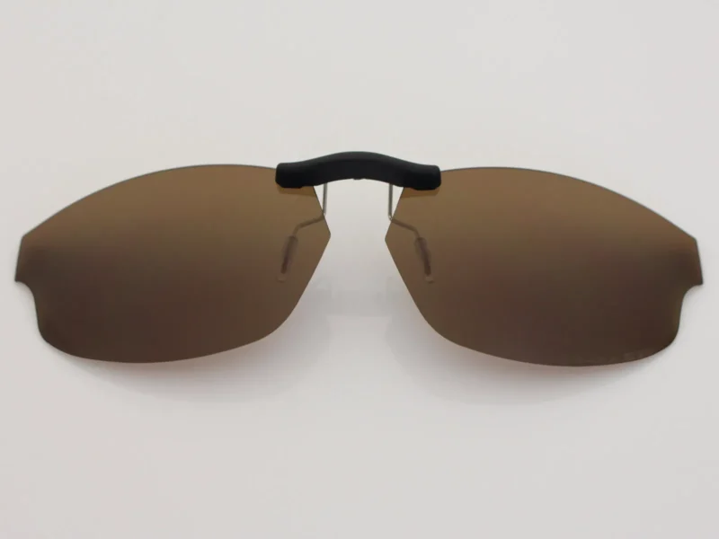 Custom Polarized Clip On Replacement Sunglasses For Oakley Crosslink Strike (56) OX8048 56-18-143 (Bronze Brown)