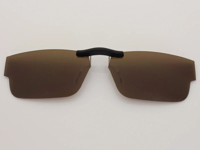 Custom Polarized Clip On Replacement Sunglasses For Oakley Airdrop (51) OX8046 51-18-143 (Bronze Brown)