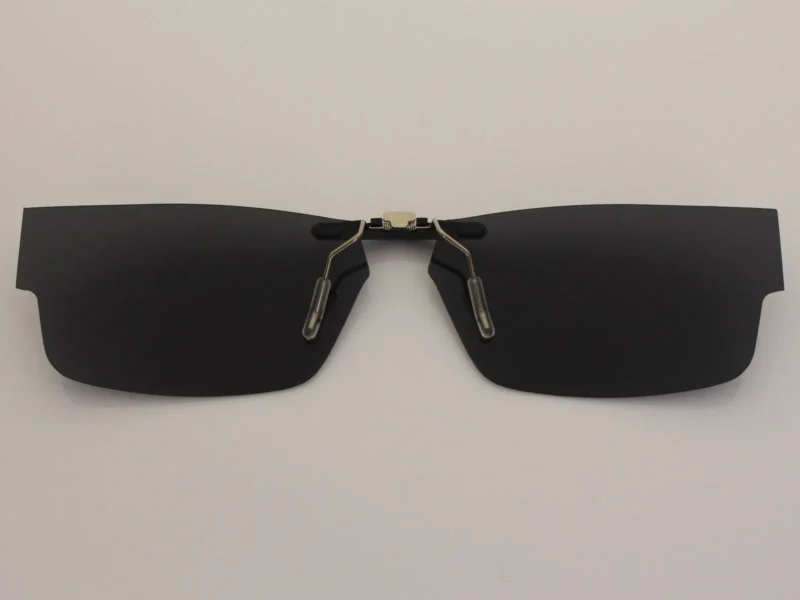 Custom Polarized Clip On Replacement Sunglasses For Oakley Airdrop (53) OX8046 53-18-143 (Black) - Image 2