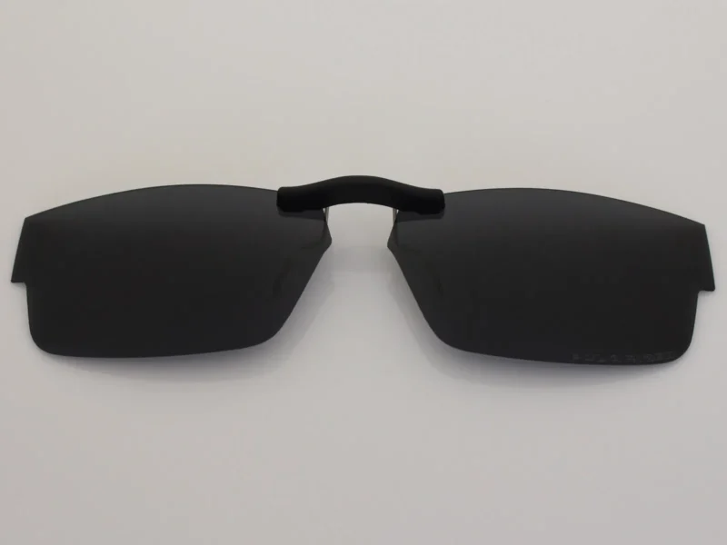 Custom Polarized Clip On Replacement Sunglasses For Oakley Airdrop (53) OX8046 53-18-143 (Black)