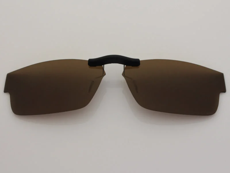 Custom Polarized  Clip On Replacement Sunglasses For Oakley Airdrop (55) OX8046 55-18-143 (Bronze Brown)