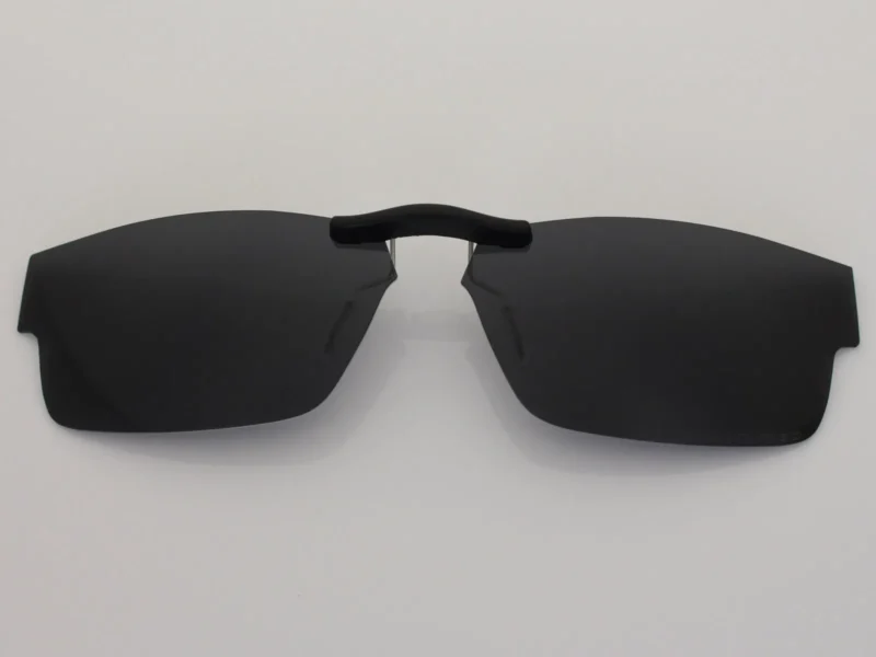 Custom Polarized  Clip On Replacement Sunglasses For Oakley Airdrop (55) OX8046 55-18-143 (Black)