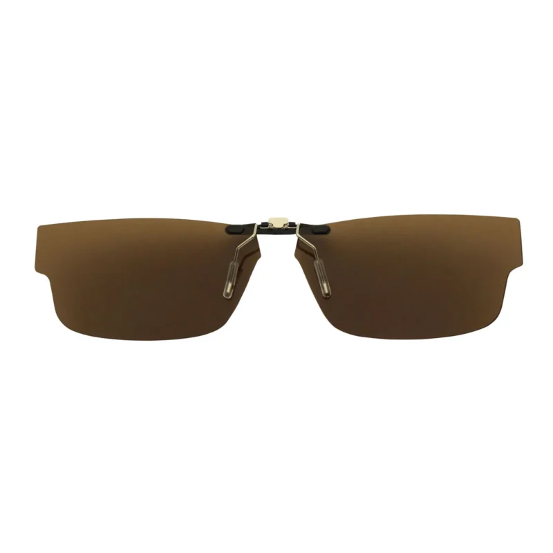 Custom Polarized Clip On Replacement Sunglasses For Oakley Airdrop (57) OX8046 57-18-143 (Bronze Brown) - Image 2