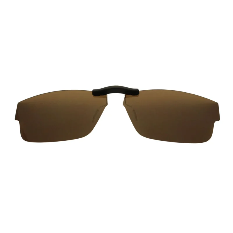 Custom Polarized Clip On Replacement Sunglasses For Oakley Airdrop (57) OX8046 57-18-143 (Bronze Brown)