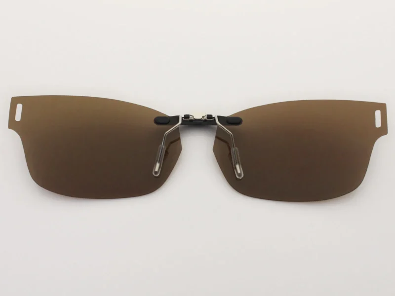 Custom Polarized  Clip On Replacement Sunglasses For Oakley Impulsive 52 OX1129 52x17 (Bronze Brown) - Image 2