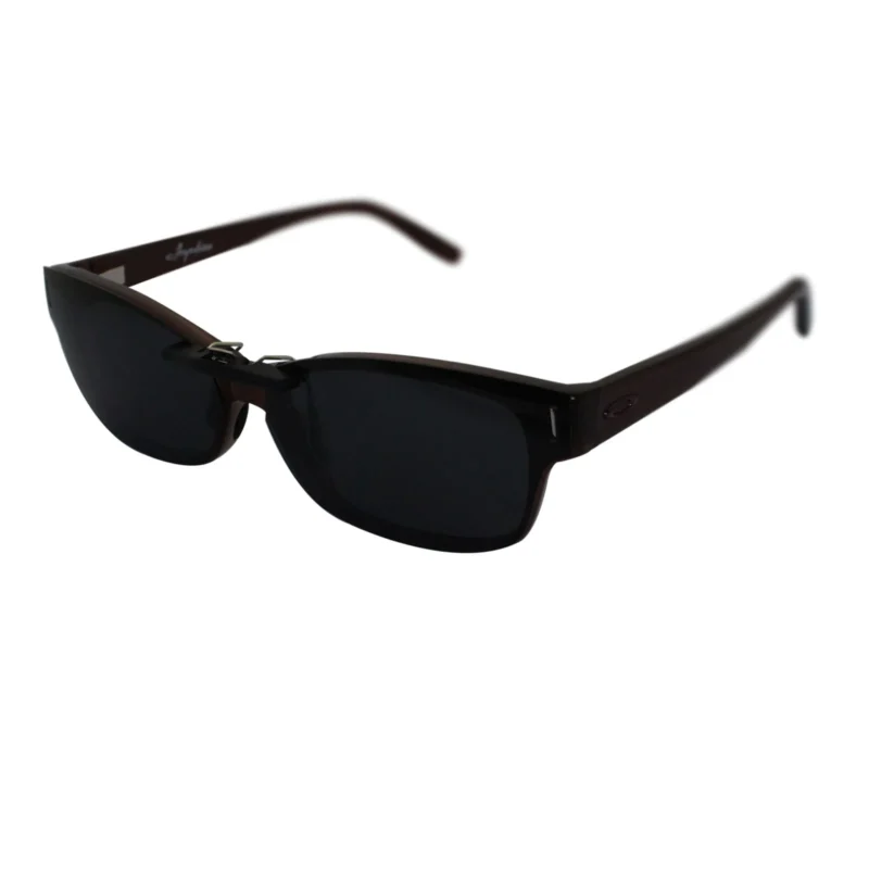 Custom Polarized  Clip On Replacement Sunglasses For Oakley Impulsive 52 OX1129 52x17 (Black) - Image 4