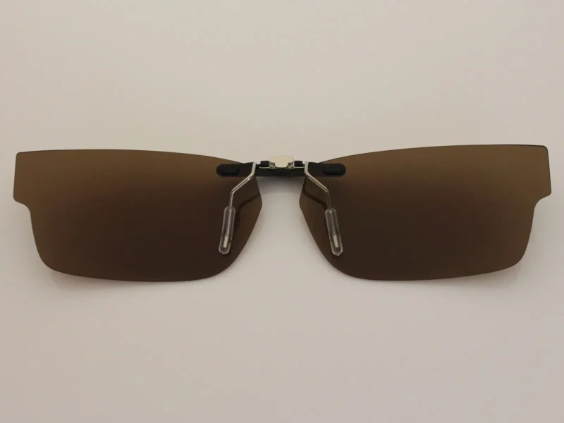 Custom Polarized Clip On Sunglasses For RayBan RB5169 (52mm) 52-16-140 52x16 (Bronze Brown) - Image 2