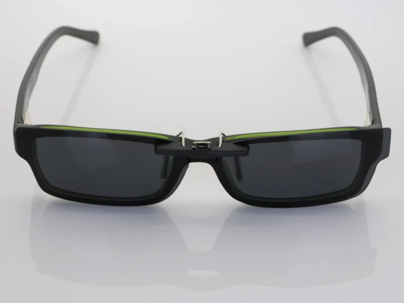 Custom Polarized Clip On Sunglasses For RayBan RB5169 (52mm) 52-16-140 52x16 (Black Color) - Image 3