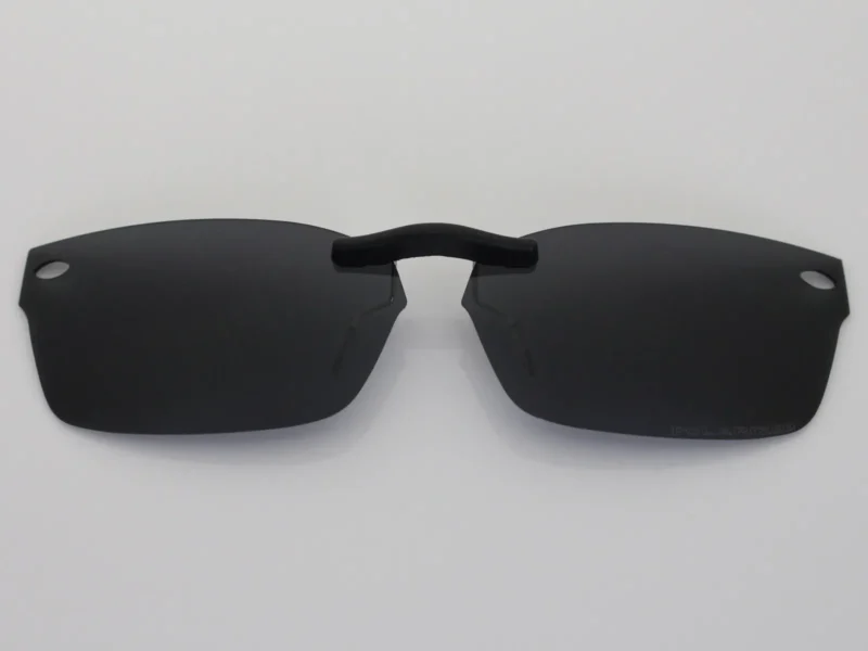 Custom Polarized Clip On Sunglasses For RayBan RB5150 (50 mm) 50-19-135 50x19 (Black Color)