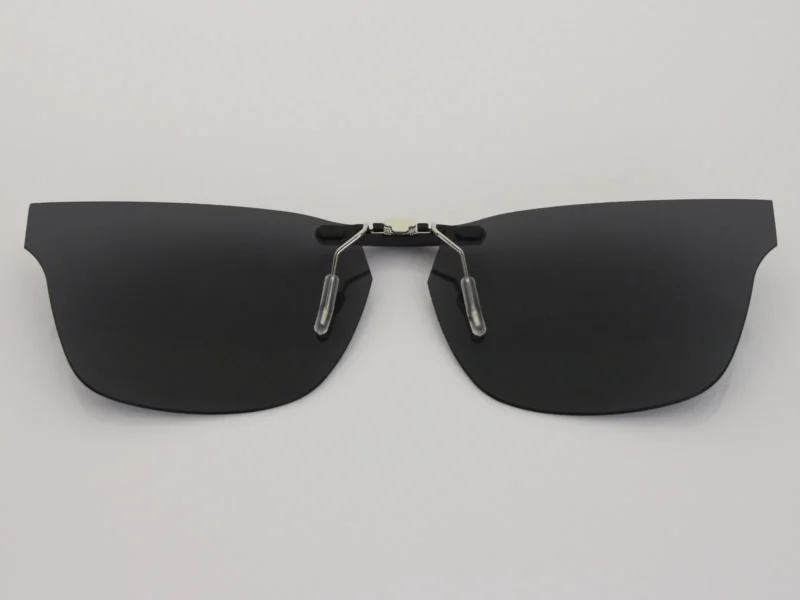 Custom Polarized Clip On Sunglasses For RayBan RB5279 (55mm) 55-18-145 55x18 (Black Color) - Image 2