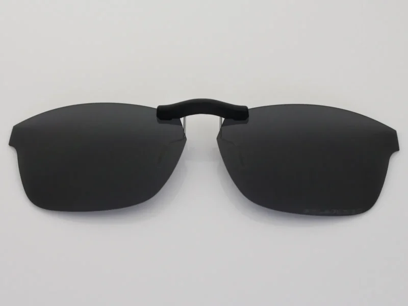 Custom Polarized Clip On Sunglasses For RayBan RB5279 (55mm) 55-18-145 55x18 (Black Color)