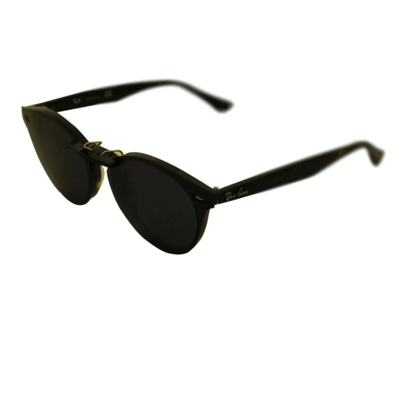 Custom Polarized Clip On Sunglasses For Ray-Ban RB2180V (47mm) 47-21-145 47x21 (Black Color) - Image 4