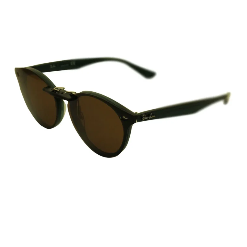 Custom Polarized  Clip On Sunglasses For RayBan RB2180V (49mm) 49-21-145 (Bronze Brown) - Image 4