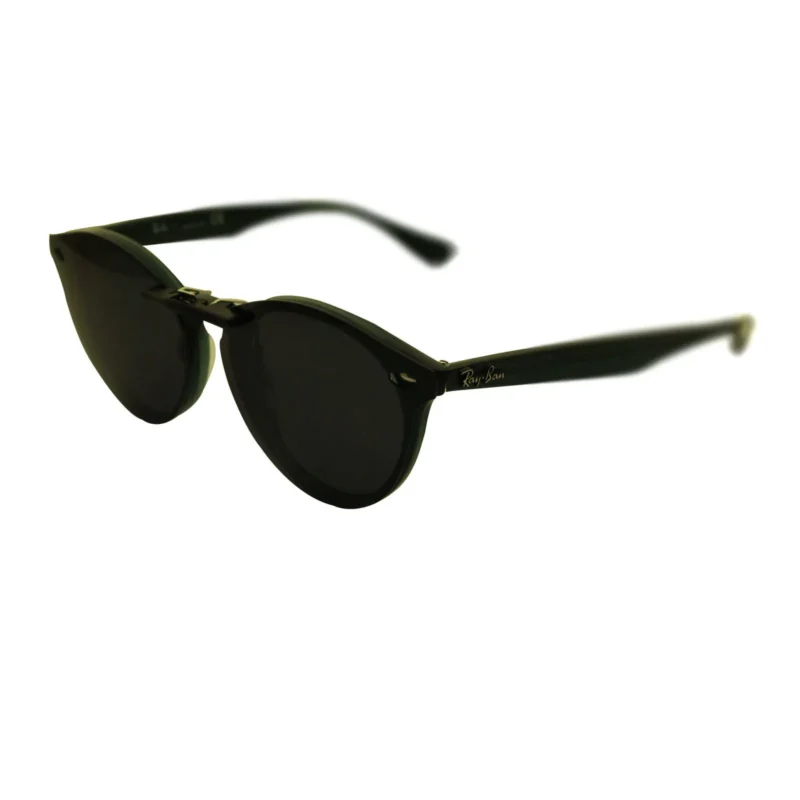 Custom Polarized  Clip On Sunglasses For RayBan RB2180V (49mm) 49-21-145 (Black) - Image 4