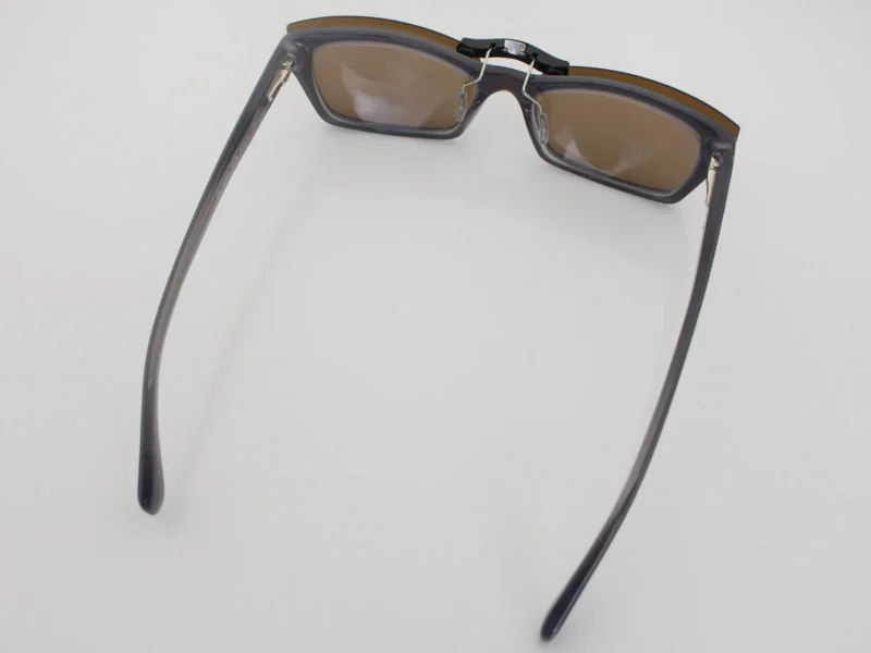 Custom Polarized Clip On Sunglasses For Ray-Ban RB5255 (53mm) 53-16-135 53x16 (Bronze Brown) - Image 4