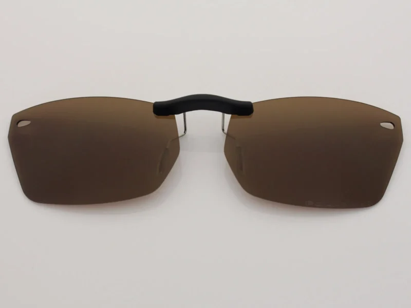 Custom Polarized Clip On Sunglasses For Ray-Ban RB5255 (53mm) 53-16-135 53x16 (Bronze Brown)