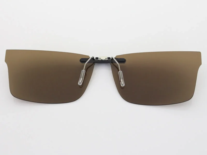 Custom Polarized Clip On Sunglasses For Ray-Ban RB8415 (53mm) 53-17-145 53x17 (Bronze Brown) - Image 2