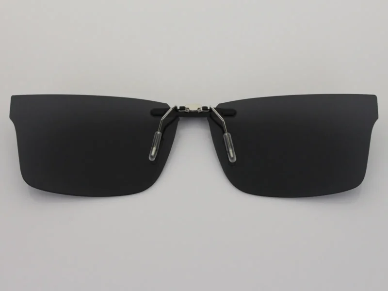 Custom Polarized Clip On Sunglasses For Ray-Ban RB8415 (53mm) 53-17-145 53x17 (Black Color) - Image 2