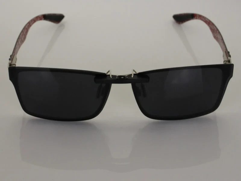 Custom Polarized Clip On Sunglasses For Ray-Ban RB8415 (53mm) 53-17-145 53x17 (Black Color) - Image 3