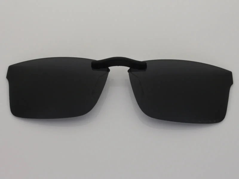 Custom Polarized Clip On Sunglasses For Ray-Ban RB8415 (53mm) 53-17-145 53x17 (Black Color)