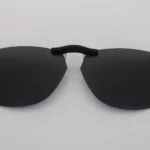 Custom Polarized Clip On Sunglasses For RayBan Wayfarer RB5121 (47mm) 47-22-145 47x22 (Black)