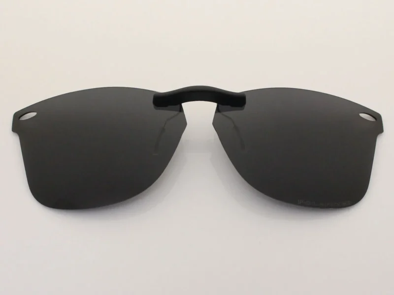 Custom Polarized Clip On Sunglasses For Ray-Ban RB7034 (52mm) 52-19-150 52x19 (Black Color)