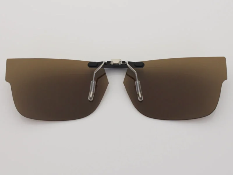 Custom Polarized Clip-On Sunglasses For Ray-Ban RB5268 48-17-135 48x17 (Bronze Brown) - Image 2