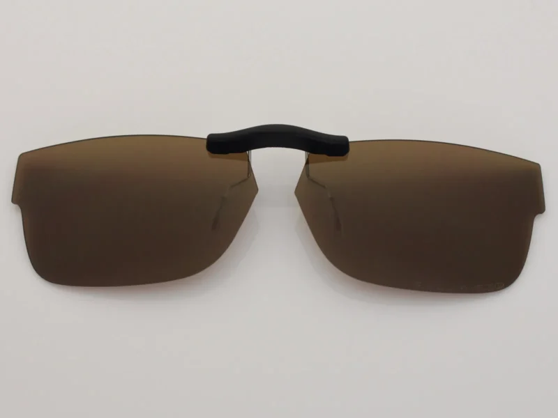 Custom Polarized Clip-On Sunglasses For Ray-Ban RB5268 48-17-135 48x17 (Bronze Brown)