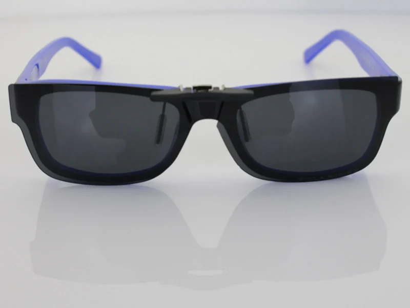 Custom Polarized Clip-On Sunglasses For Ray-Ban RB5268 48-17-135 48x17 (Black Color) - Image 2