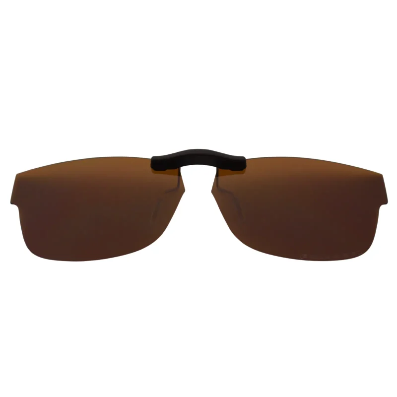 Custom Polarized Clip On Sunglasses For Ray-Ban RB5268 (50mm) 50-17-135  50x17 (Bronze Brown) - Image 2