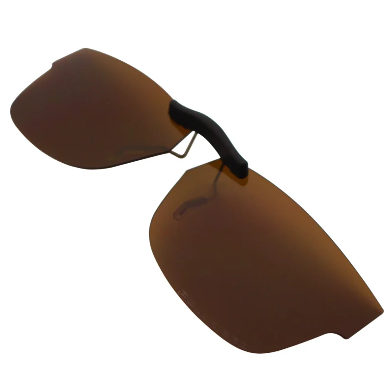 Custom Polarized Clip On Sunglasses For Ray-Ban RB5268 (50mm) 50-17-135  50x17 (Bronze Brown) - Image 3