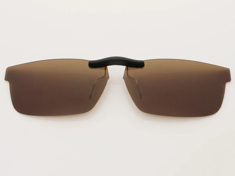 Custom Polarized Clip on Sunglasses For RayBan RB5277 (52mm) 52-17-140 (Bronze Brown)