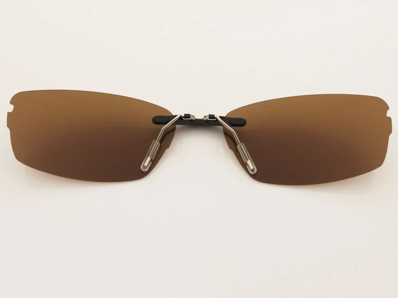 Custom Polarized Clip On Replacement Sunglasses For Oakley Transistor (54mm) 54-18-135 (Bronze Brown) - Image 2