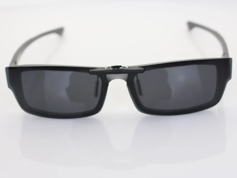 Custom Polarized  Clip On Replacement Sunglasses For Oakley Tailspin (53) OX1099 53-18-140 (Black) - Image 3