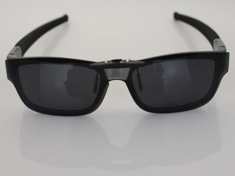 Custom Polarized  Clip On Replacement Sunglasses For Oakley Marshall (51) OX8034 51-17-143 (Black) - Image 3