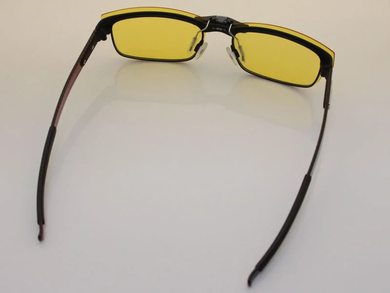 Custom Polarized Clip on Replacement Sunglasses For Oakley CARBON PLATE (53) OX5079 53x18 (Yellow) -Night Vision - Image 4