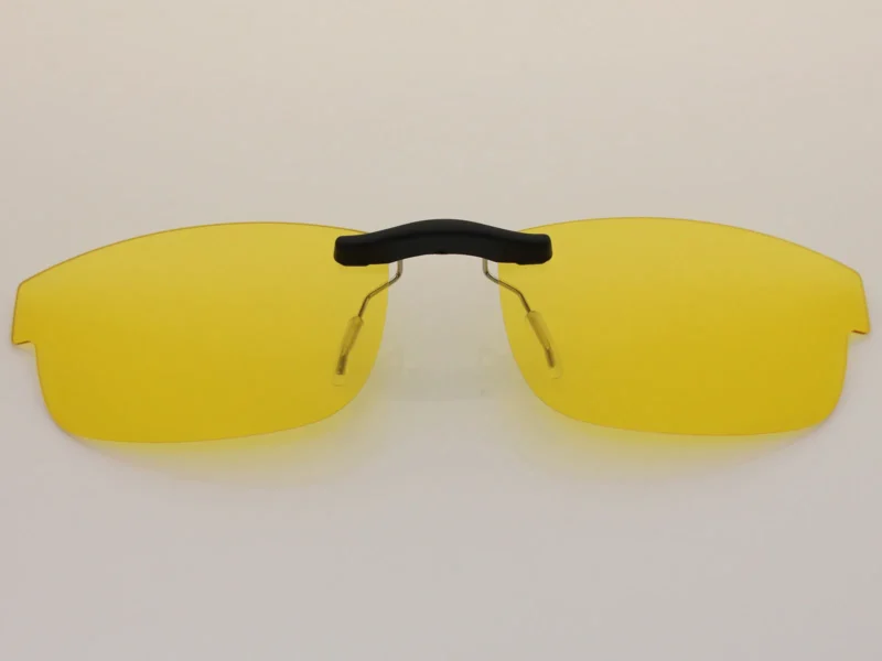 Custom Polarized Clip on Replacement Sunglasses For Oakley CARBON PLATE (53) OX5079 53x18 (Yellow) -Night Vision