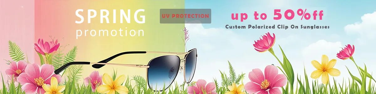 Clip-on Sunglasses Spring promotion 50% off